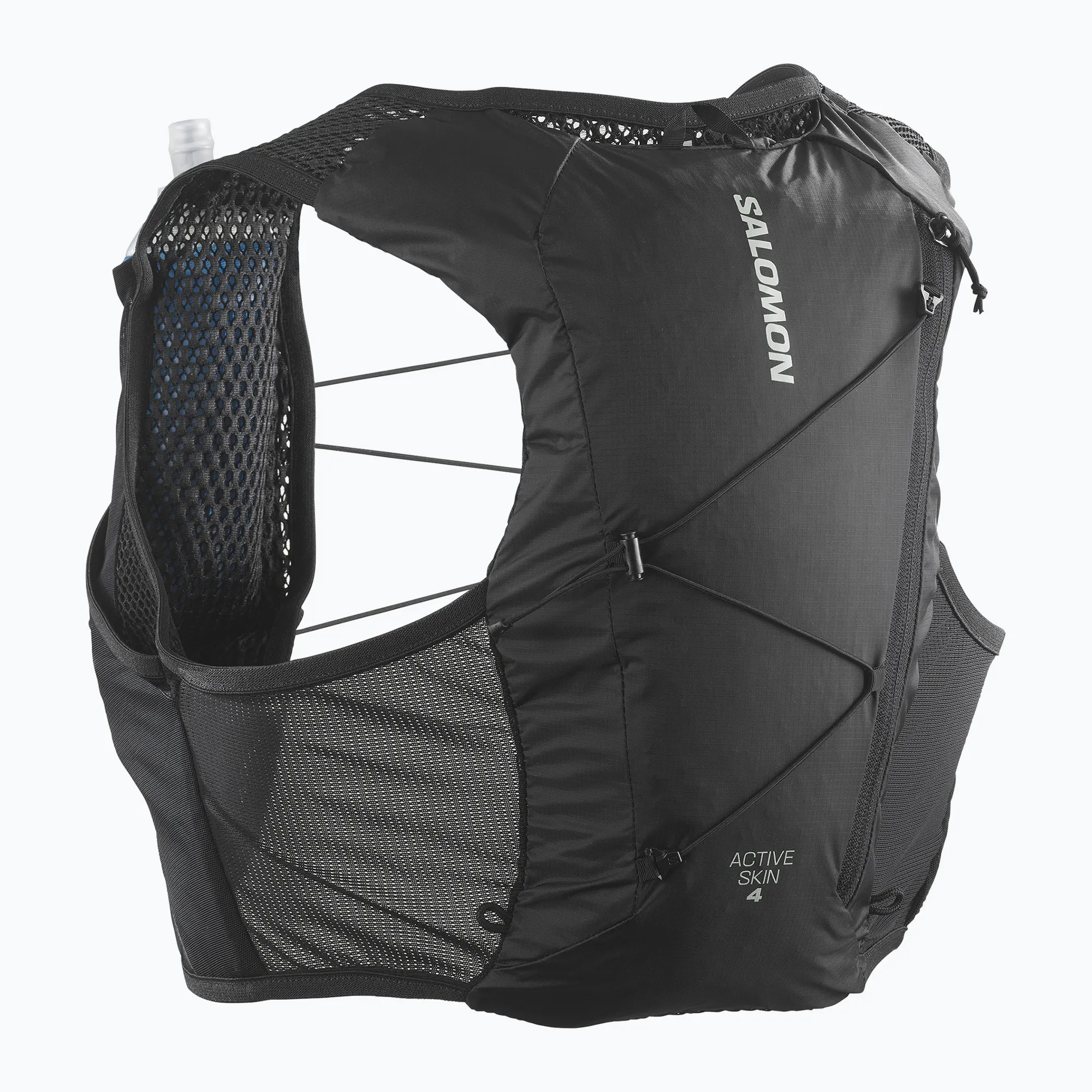 Kamizelka do biegania Salomon Active Skin 4 Set black/metal - obrazek 2